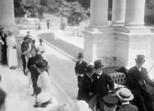 Services For Chinese Minister at Memorial Continental Hall, 1916. Creator: Harris & Ewing
