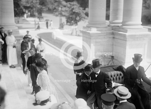 Services For Chinese Minister at Memorial Continental Hall, 1916.  Creator: Harris & Ewing.
