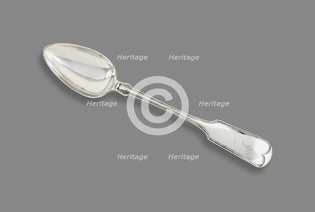 Serving Spoon, c. 1832/46. Creator: Bailey & Kitchen.