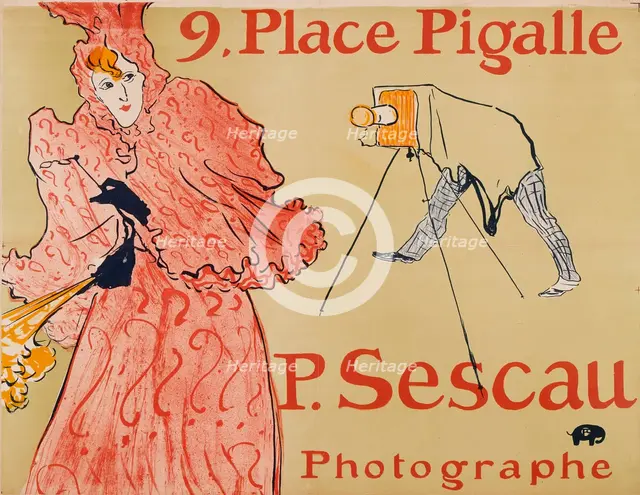 Sescau, Photographe, 1894. Creator: Henri de Toulouse-Lautrec.