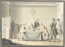 Session of Commissioners to receive the Liberale Gifte...12 September 1747, (1748). Creator: Jacobus Buys