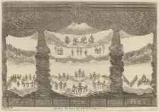 Sesta Scena di Tutto Cielo, 1637. Creator: Stefano della Bella