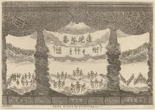 Sesta Scena di Tutto Cielo, 1637. Creator: Stefano della Bella