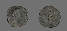 Sestertius (Coin) Portraying Emperor Commodus, December 177-December 178. Creator: Unknown