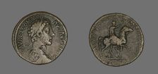 Sestertius (Coin) Portraying Emperor Commodus, December 179-December 180. Creator: Unknown