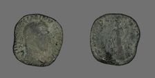 Sestertius (Coin) Portraying Emperor Maximinus, 235-236. Creator: Unknown