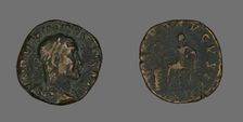 Sestertius (Coin) Portraying Emperor Maximinus, 235-236. Creator: Unknown