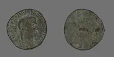 Sestertius (Coin) Portraying Emperor Maximinus, 235-236. Creator: Unknown