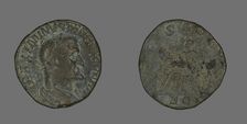 Sestertius (Coin) Portraying Emperor Maximinus, 235-236. Creator: Unknown