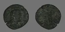 Sestertius (Coin) Portraying Emperor Maximinus, 235-238. Creator: Unknown
