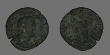 Sestertius (Coin) Portraying Emperor Maximinus, 235-238. Creator: Unknown