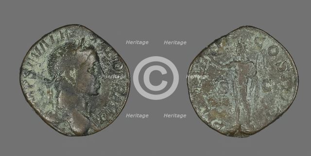 Sestertius (Coin) Portraying Emperor Severus Alexander, 230. Creator: Unknown.