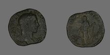 Sestertius (Coin) Portraying Emperor Severus Alexander, 231. Creator: Unknown