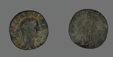 Sestertius (Coin) Portraying Emperor Severus Alexander, 232. Creator: Unknown