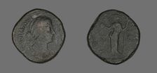 Sestertius (Coin) Portraying Lucilla, 164. Creator: Unknown