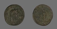 Sestertius (Coin) Portraying Philip the Arab, 244-247. Creator: Unknown