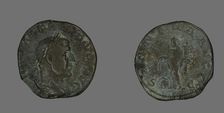 Sestertius (Coin) Portraying Philip the Arab, 244-249. Creator: Unknown