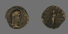 Sestertius (Coin) Portraying Philip the Arab, 244-249. Creator: Unknown