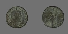 Sestertius (Coin) Portraying Philip the Arab, 244-249. Creator: Unknown