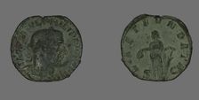 Sestertius (Coin) Portraying Philip the Arab, 244-249. Creator: Unknown