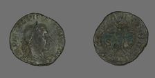 Sestertius (Coin) Portraying Philip the Arab, 244-249. Creator: Unknown