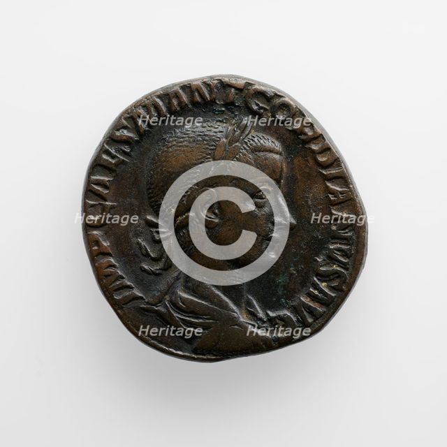 Sestertius of Gordian III, A.D. 238-244. Creator: Unknown.