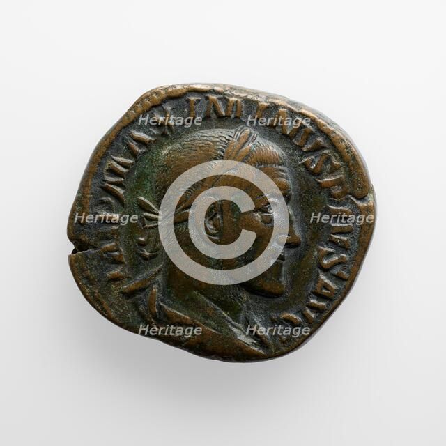 Sestertius of Maximinus I, A.D. 235-238. Creator: Unknown.