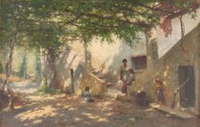 Sestri Levante, pergola, c.1922. Creator: Henry Brokman
