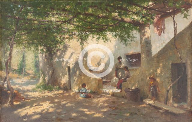 Sestri Levante, pergola, c.1922. Creator: Henry Brokman.