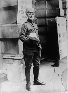 Sgt. Maj. Flora Sandes, between c1915 and c1920. Creator: Bain News Service