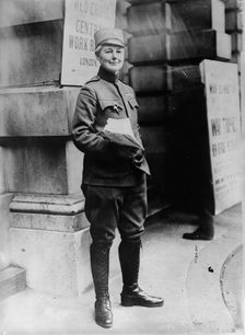 Sgt. Maj. Flora Sandes, between c1915 and c1920. Creator: Bain News Service