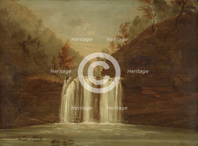 Sgwd yr Eira, Vale of Neath, 1819. Creator: Penry Williams.