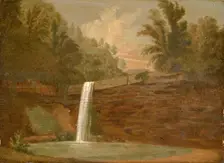 Sgwd Gwladys, Vale of Neath, c1819. Creator: Penry Williams