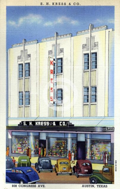 SH Kress & Co store, Austin, Texas, USA, 1940. Artist: Unknown