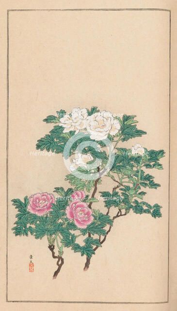 Shubi gakan (Drawing Methods for Aesthetic Pictures), 1889. Creator: Sakujiro, Nanbara (active 1889).