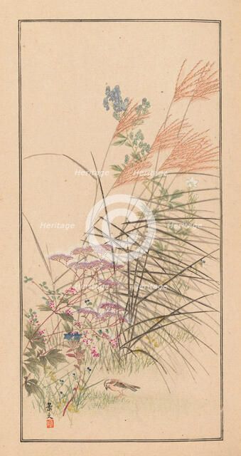 Shubi gakan (Drawing Methods for Aesthetic Pictures), 1889. Creator: Sakujiro, Nanbara (active 1889).