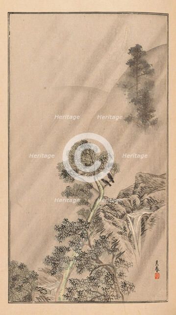 Shubi gakan (Drawing Methods for Aesthetic Pictures), 1889. Creator: Sakujiro, Nanbara (active 1889).