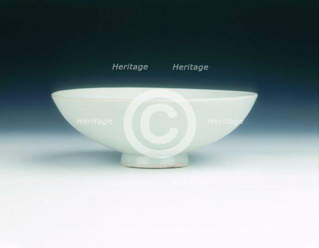 Shufu porcelain bowl, Yuan dynasty, China, first half of 14th century. Creator: Unknown.