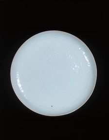 Shufu-type dish, possibly early Ming dynasty, China, 1368-1398. Creator: Unknown