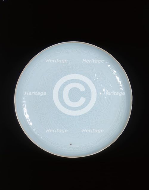 Shufu-type dish, possibly early Ming dynasty, China, 1368-1398. Creator: Unknown.