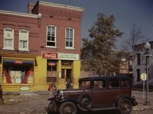 Shulman's Market at the southeast corner of N Street..., Washington, D.C., 1941-1942. Creator: Louise Rosskam