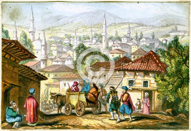 'Shumla. A city in the Northeastern part of Bulgaria', 19th century. Artist: Unknown