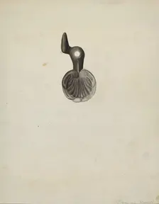 Shutter Dog, 1935/1942. Creator: F. W. Powell
