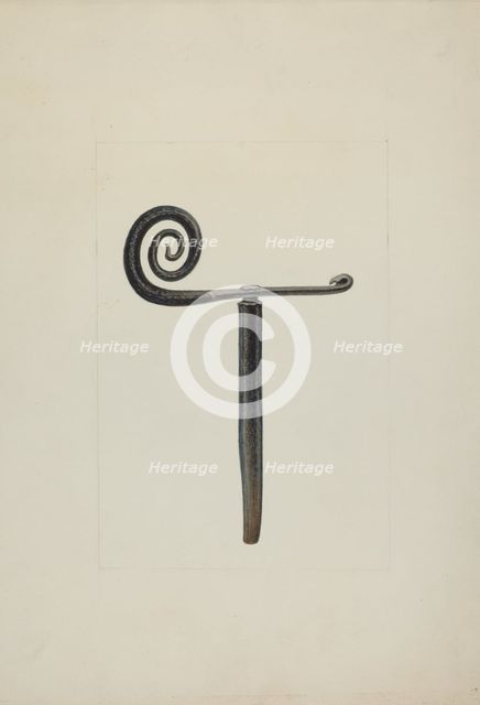 Shutter Fastener, 1935/1942. Creator: Unknown.