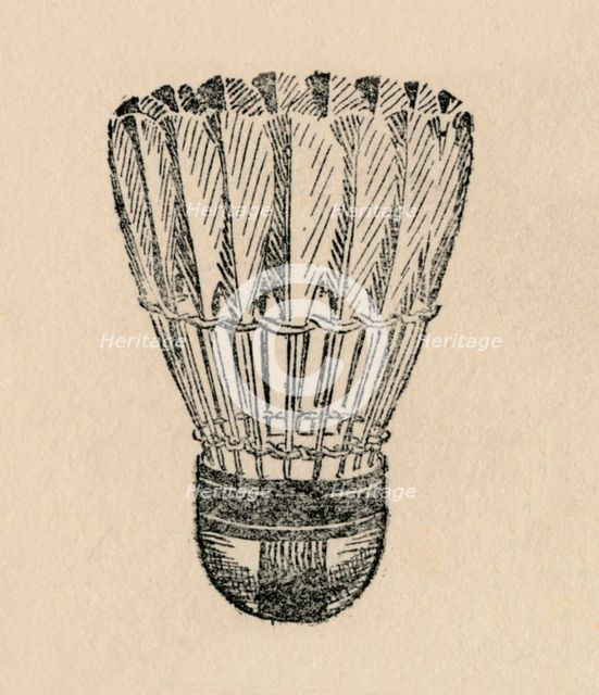 'Shuttle - Badminton', 1912. Artist: Unknown.
