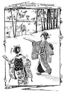 Shuttlecock & Battledore, 1895. Creator: Unknown