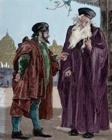 Shylock and Tubal, 19th century. Creator: Unknown