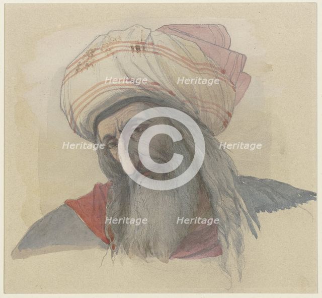 Shylock's head, 1881. Creator: Eduard von Steinle.