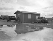 Shack in "Little Oklahoma", California, 1936. Creator: Dorothea Lange