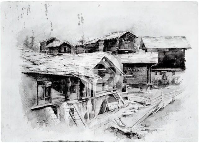 Shacks, 1899. Creator: Louis Michel Eilshemius.